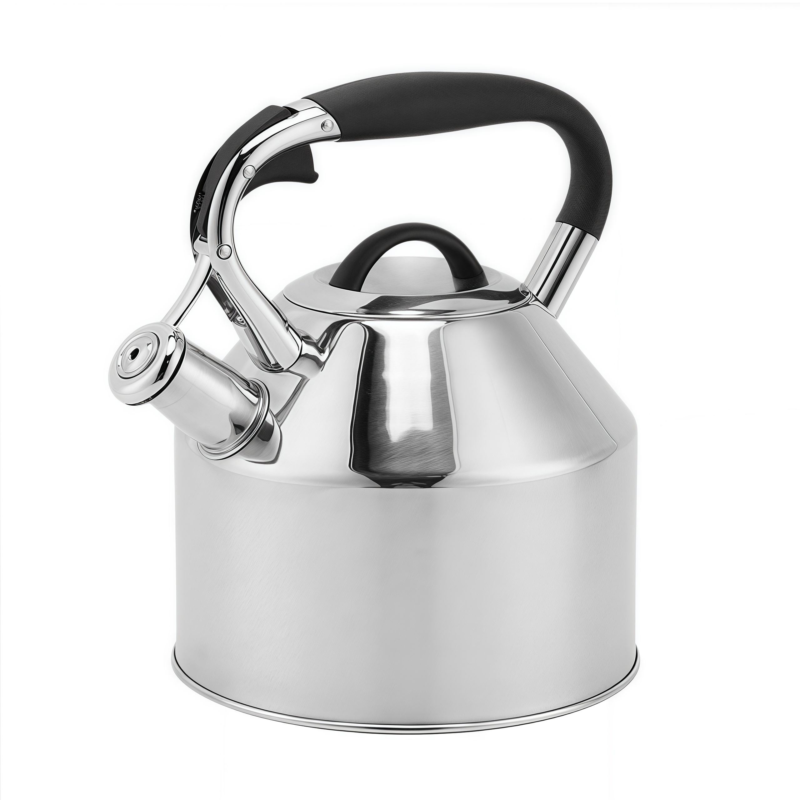Neue moderne Home Kitchen 3,5 l Edelstahl Pfeifkessel Induktionsherd Teekanne mit Metallkonstruktion Wasser Teekanne