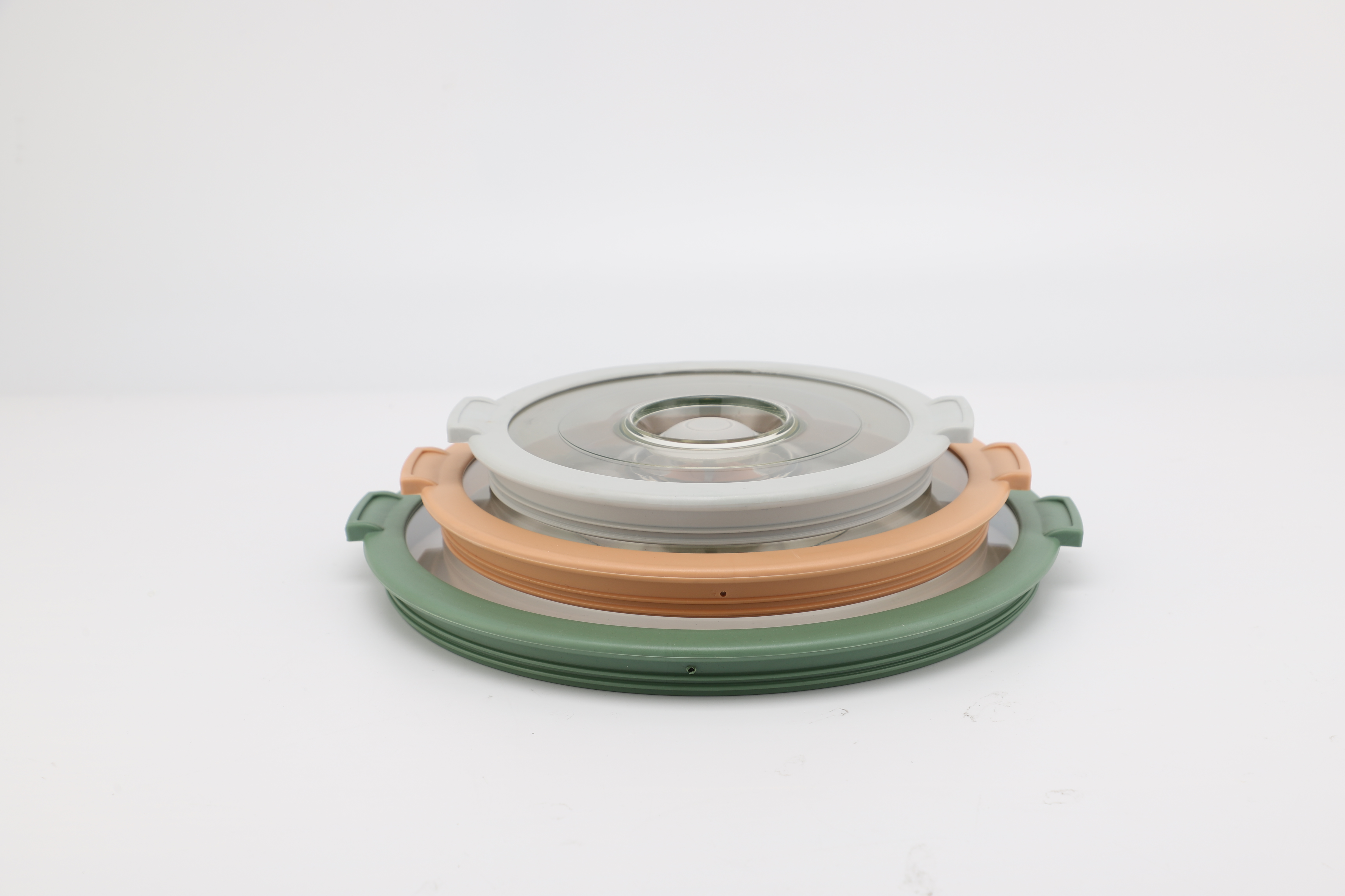 Edelstahl-Rührschüssel mit Deckel, multifunktionale Salat-Back-Rührschüsseln aus Metall