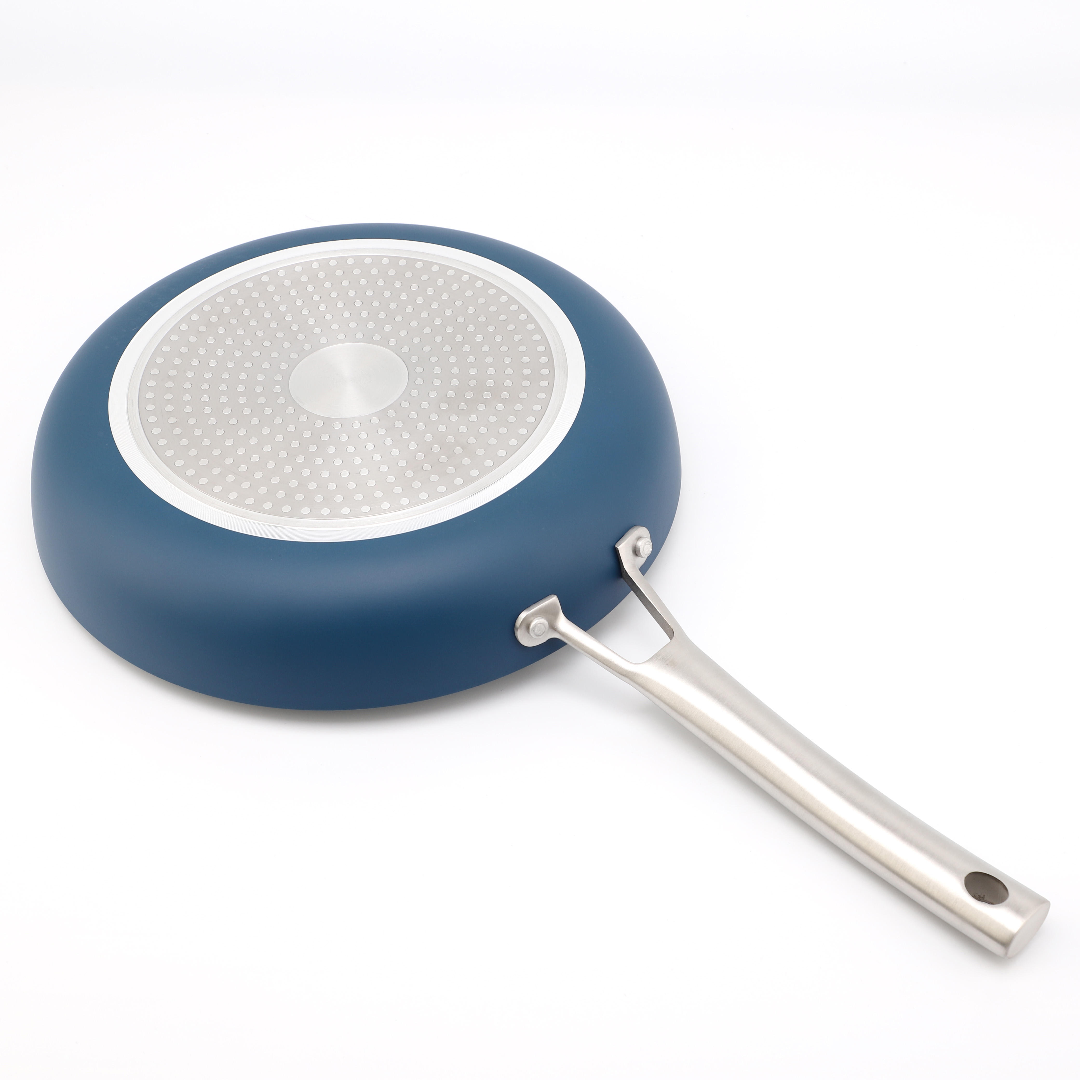 Fabrik-Großhandel 20/24/26/28/30 cm Bratpfanne zum Kochen, Antihaftbeschichtung, Druckguss-Aluminium-Pfanne mit Gussstahlgriff