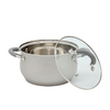 Großhandel mit klassischem Marmor-Steinmuster-Kochgeschirr-Set, umweltfreundlichem Edelstahl-Auflauf-Set, Suppen- und Suppentöpfen mit Deckel