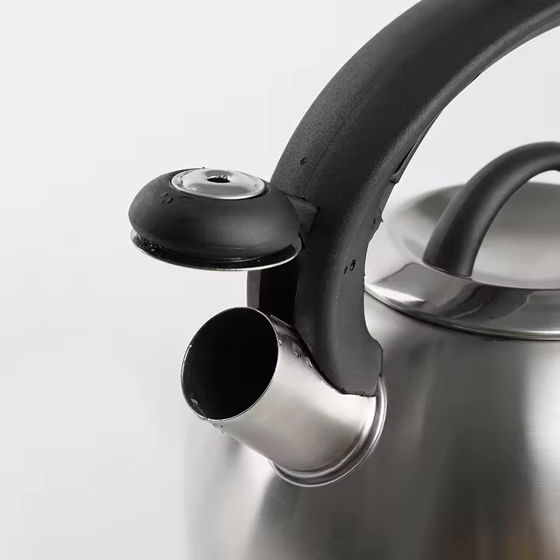 Wärmespeichernder Pfeifwasser-Teekessel aus Edelstahl für Induktionsherde