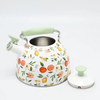 2,5 l Edelstahl-Pfeifkessel, moderne Heimküche, Induktionsherd, Teekanne, Wasser-Teekanne mit Druckdesign