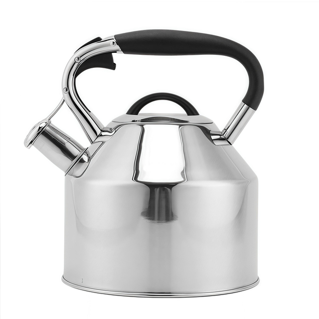 Neue moderne Home Kitchen 3,5 l Edelstahl Pfeifkessel Induktionsherd Teekanne mit Metallkonstruktion Wasser Teekanne