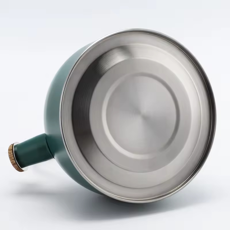 Heißer Verkauf 2,6 QT Custom Edelstahl Pfeif Tee Wasserkocher Hohe Qualität 2,5 L für Herd Top Moderne Design Metall Teekanne