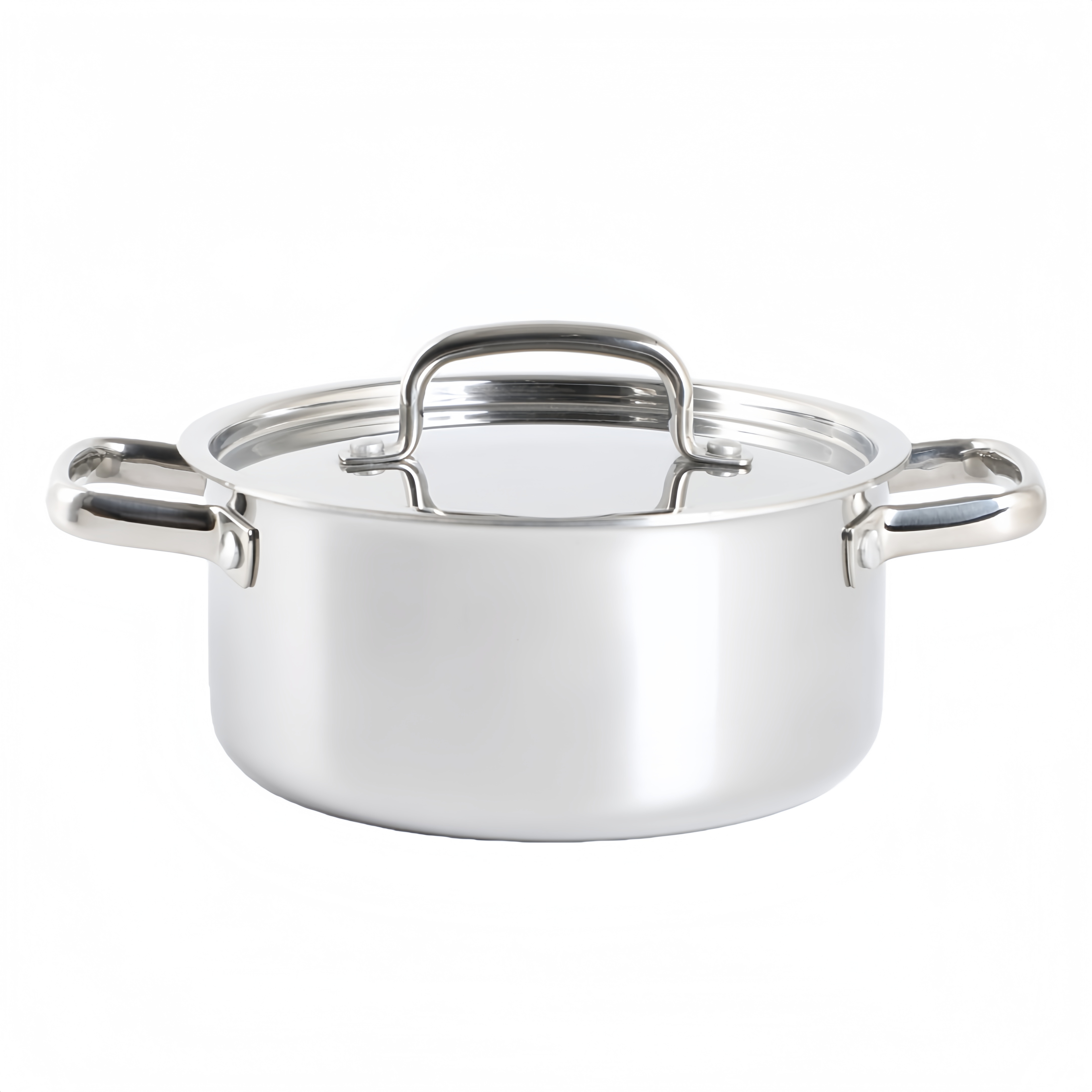 Bestseller German Kitchen Ware 8-teiliges Triply Edelstahl-Kochgeschirr-Set, Kochtöpfe und Pfannen-Sets aus Edelstahl