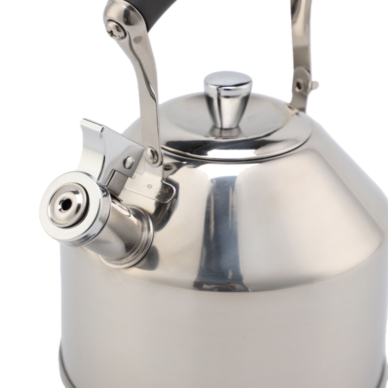 Moderne Heimküche, 3,5 l Edelstahl-Pfeifkessel, Induktionsherd-Teekanne mit Metallkonstruktion, Wasser-Teekanne