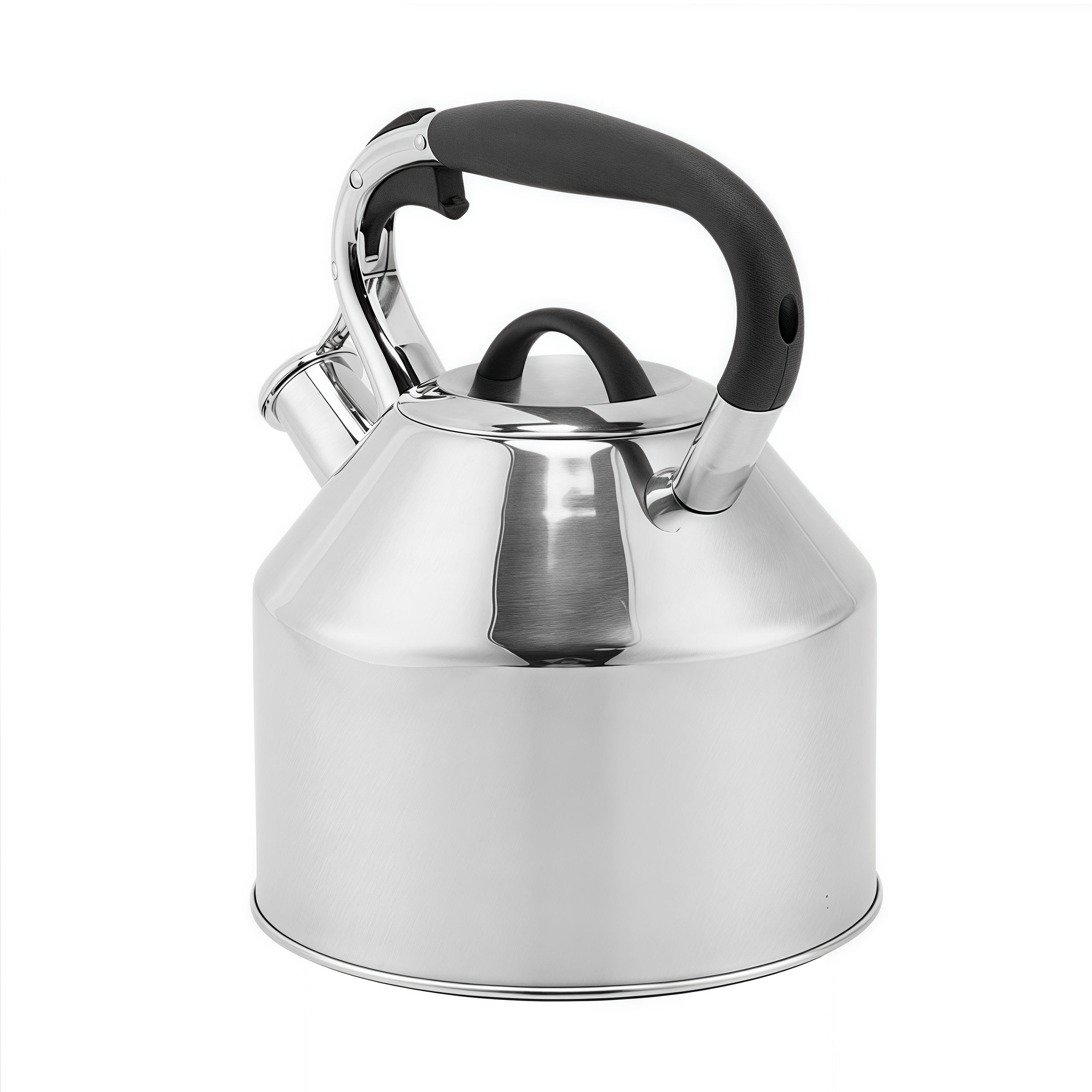 Neue moderne Home Kitchen 3,5 l Edelstahl Pfeifkessel Induktionsherd Teekanne mit Metallkonstruktion Wasser Teekanne