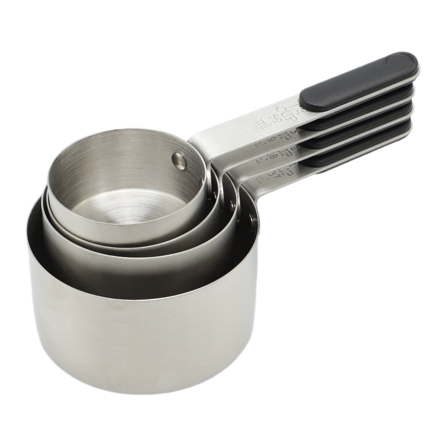 Set aus Messlöffeln und -bechern aus Edelstahl, Messkellen, Aromalöffel, Kaffeelöffel, 8-teiliges Set mit Backutensilien