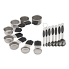 Magnetisches Edelstahl-Messbecher-Set, Messwerkzeuge mit Silikongriff – präzises und langlebiges Küchenwerkzeug