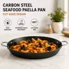 Fabrikneue Ankunft, exklusives Design, erfahrener Kohlenstoffstahl, 30/34/38/40 cm, Paella-Pfanne, natürlich antihaftbeschichtete Pfannen, Bratpfannen