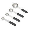 Set aus Messlöffeln und -bechern aus Edelstahl, Messkellen, Aromalöffel, Kaffeelöffel, 8-teiliges Set mit Backutensilien