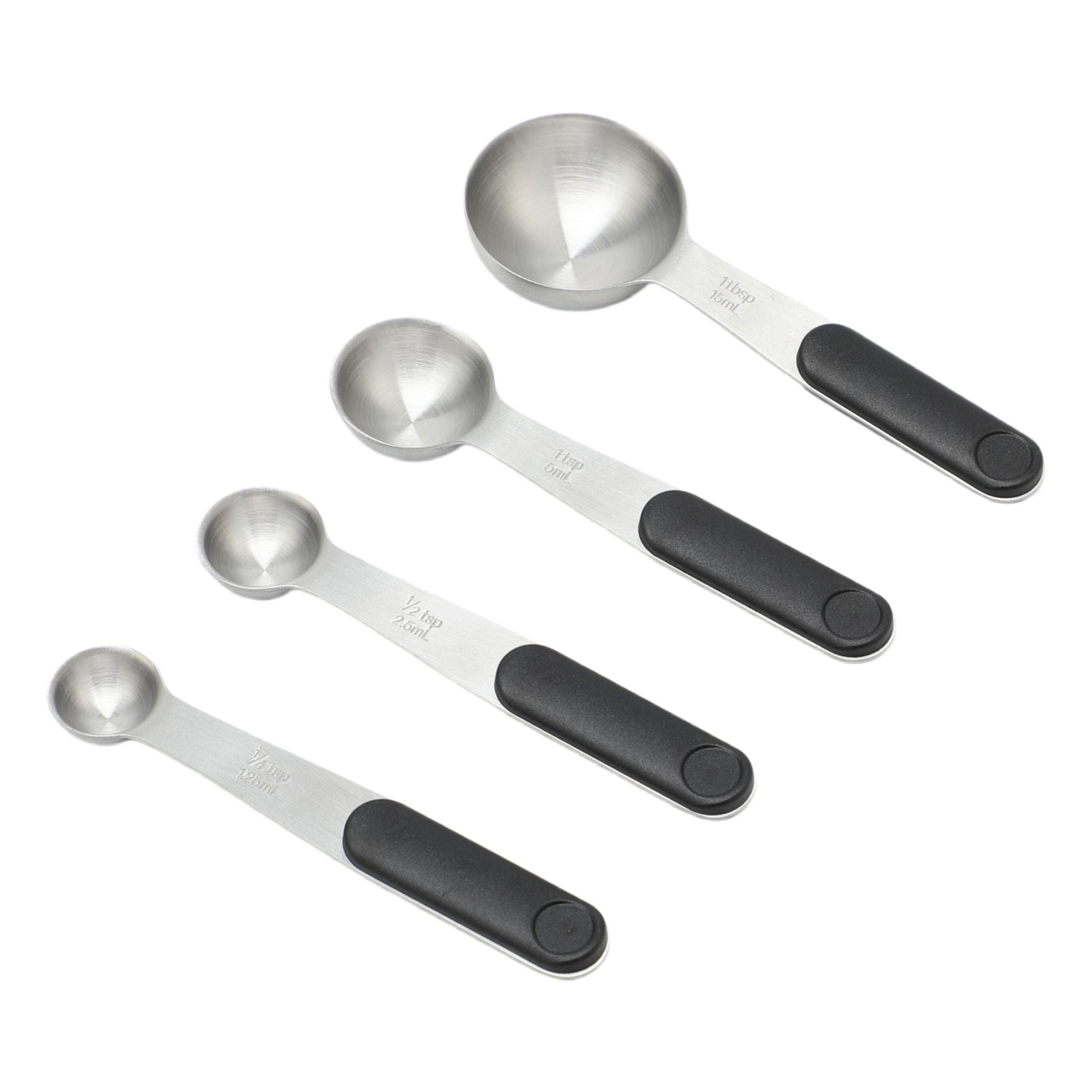 Set aus Messlöffeln und -bechern aus Edelstahl, Messkellen, Aromalöffel, Kaffeelöffel, 8-teiliges Set mit Backutensilien