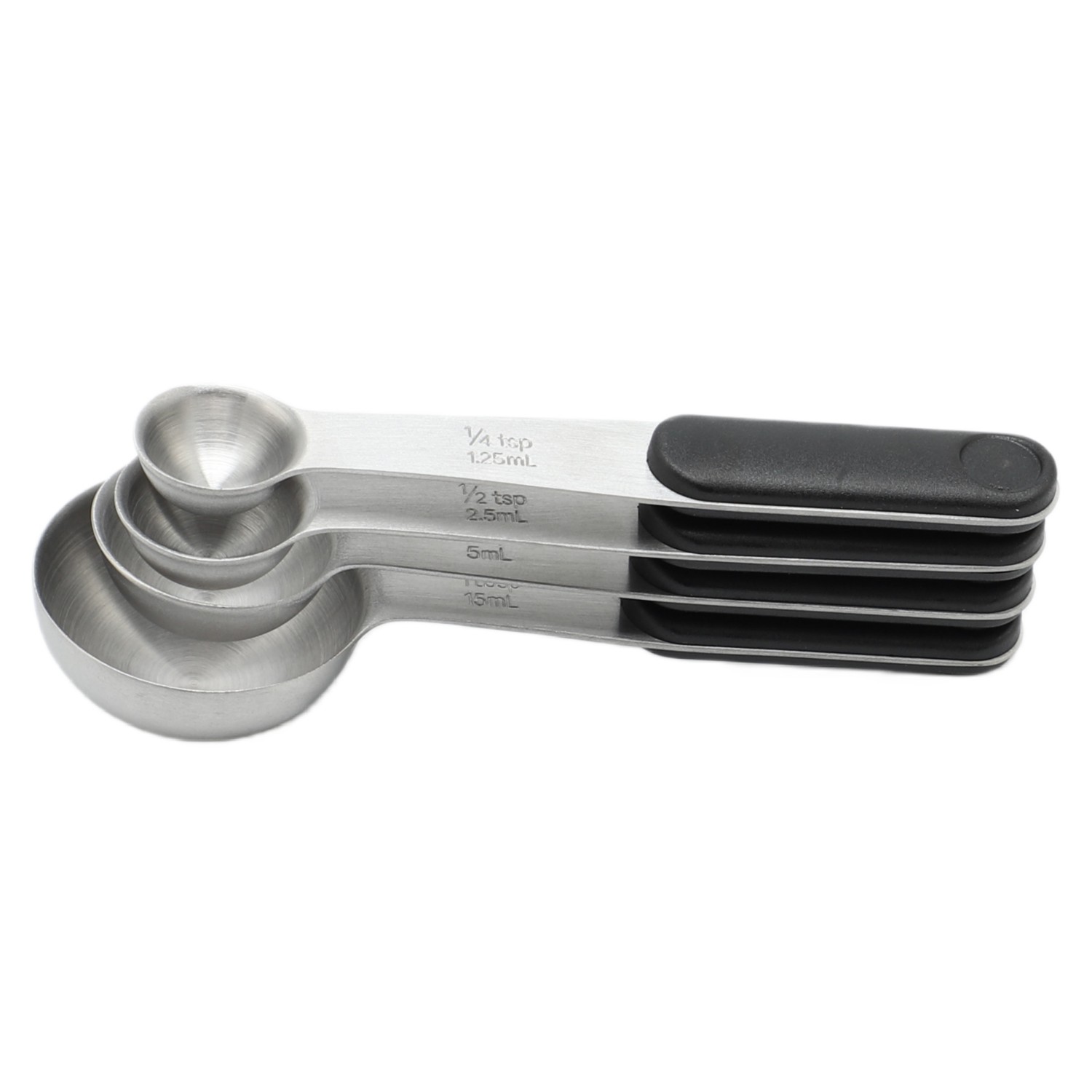 Set aus Messlöffeln und -bechern aus Edelstahl, Messkellen, Aromalöffel, Kaffeelöffel, 8-teiliges Set mit Backutensilien