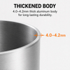 Ab Werk lieferbarer multifunktionaler Schnellkochtopf aus Aluminiumlegierung, Größen 16/23 l, schnelles Kochen aus Aluminiumlegierung für Gas-Induktionsherde